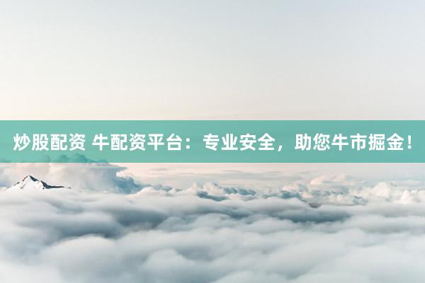 炒股配资 牛配资平台：专业安全，助您牛市掘金！