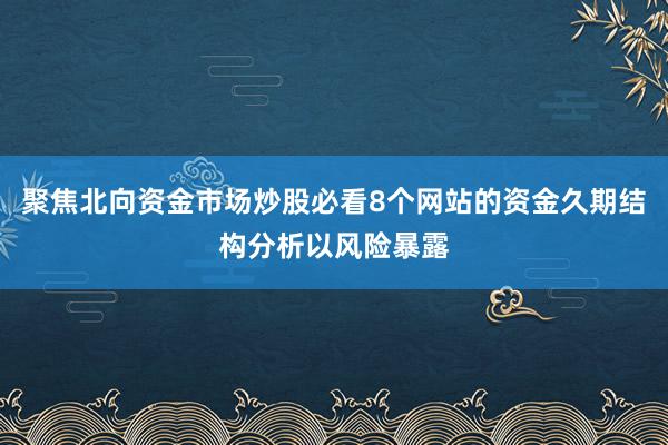聚焦北向资金市场炒股必看8个网站的资金久期结构分析以风险暴露